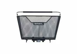 Basil Lesto - Pyörän Takakori - MIK-kiinnitys - Musta -Polkupyörän Varusteet Myyntikauppa basil lesto mik rear basket rear black 1