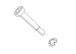 Bosch Intuvia Näytönjalustan Pultti M3x22 (Smart System)