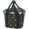 KLICKfix City Bag Reisenthel Dots Etukori -Polkupyörän Varusteet Myyntikauppa klickfix city bag reisenthel etukori