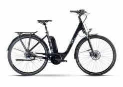 R Raymon CityRay E 4.0 28" Jalkajarrullinen - Sähkökaupunkipyörä -Polkupyörän Varusteet Myyntikauppa ray 21 cityraye 40 black grey front