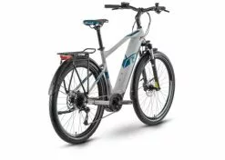 R Raymon TourRay E 5.0 - Sähköretkipyörä - Harmaa -Polkupyörän Varusteet Myyntikauppa ray tourraye50 27 gent grey black spaceblue back