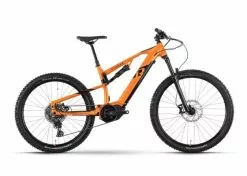 R Raymon TrailRay 140E 8.0 - Sähkömaastopyörä - Oranssi -Polkupyörän Varusteet Myyntikauppa ray trailray 140 e8.0 27 29 orange black front b222544