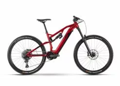 R Raymon TrailRay 160E 10.0 - Täysjousitettu Sähkömaastopyörä -Polkupyörän Varusteet Myyntikauppa ray trailray 160 e 100 deepred front