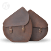 Ruff Cycles Sivulaukku Ruskea Aitoa Nahkaa Oikea -Polkupyörän Varusteet Myyntikauppa ruff cycles ruffian saddlebag leather brown 4 1 1